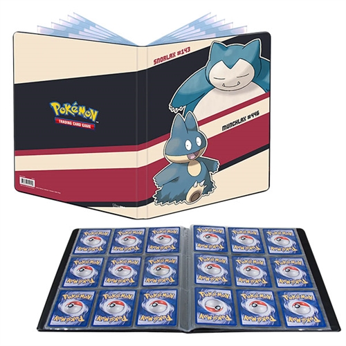 Snorlax and Munchlax - 9-Pocket - A4 Pokemon Mappe